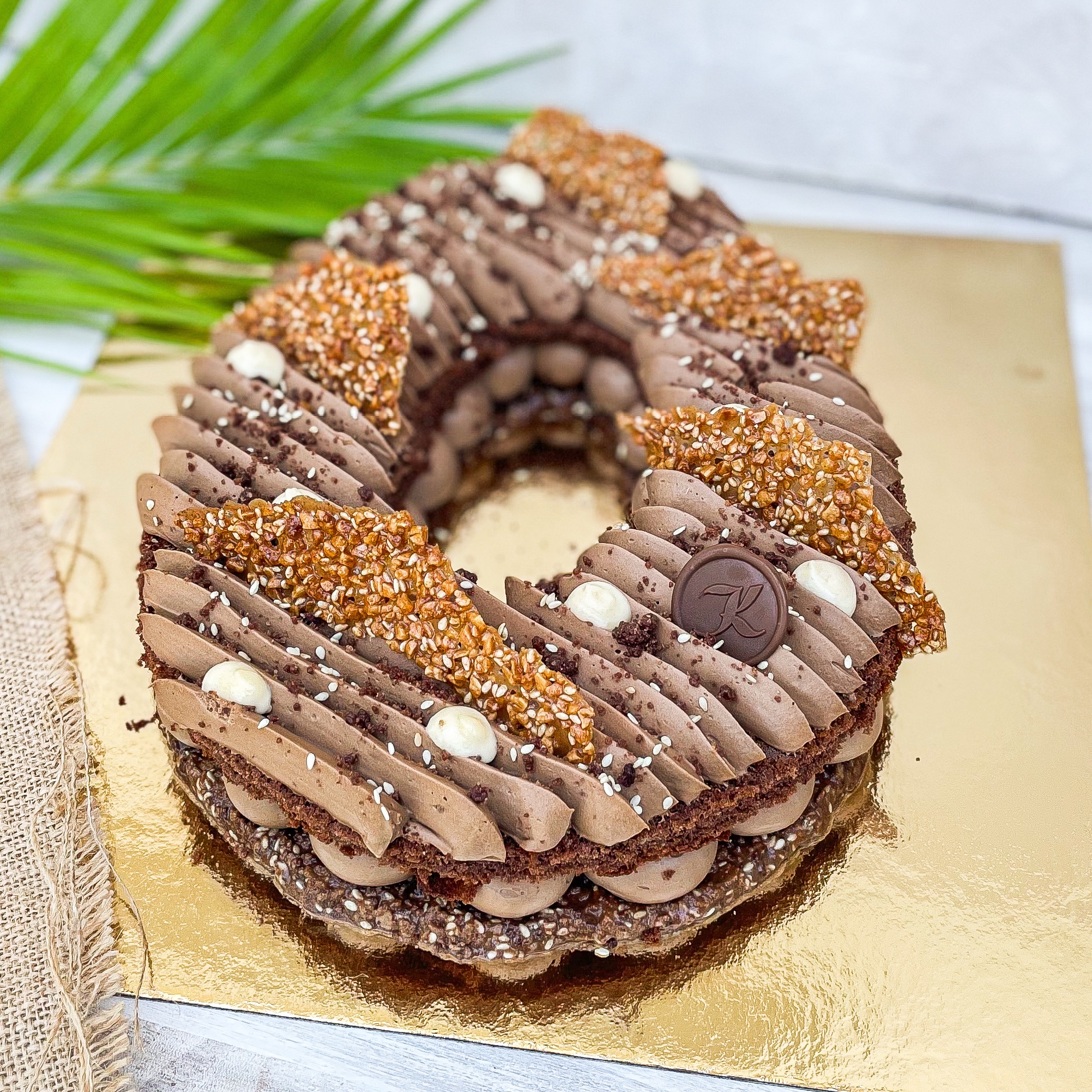 Entremets de pâques chocolat - sésame – Image 2