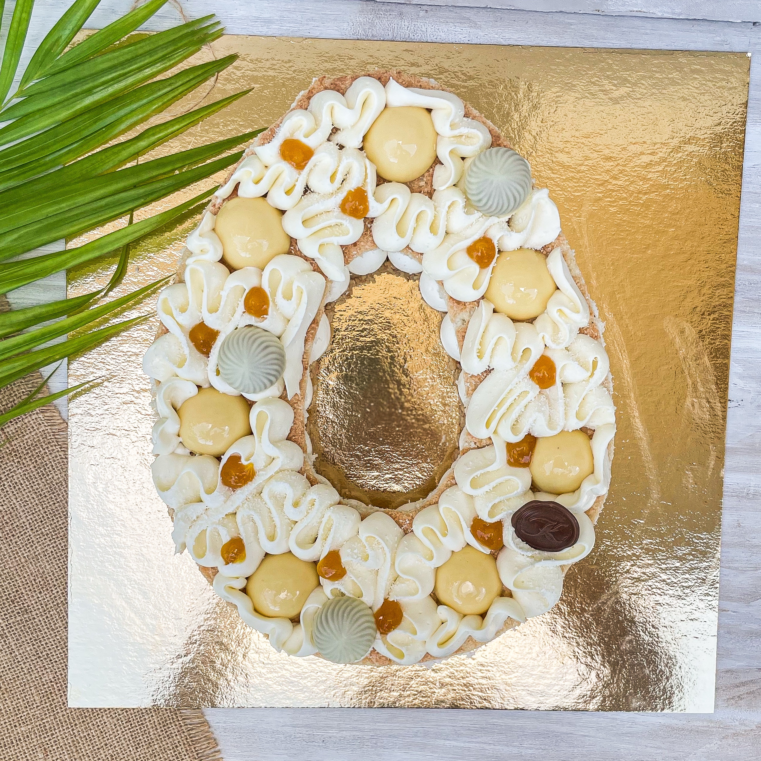 Entremets de Pâques chocolat blanc - passion - coco – Image 3